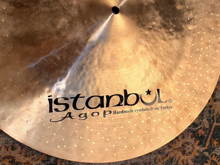 ISTANBUL AGOP China 20” TRADITIONAL Paper Thin ONLY 1267 g Very WIDE LIP Complex! Swish