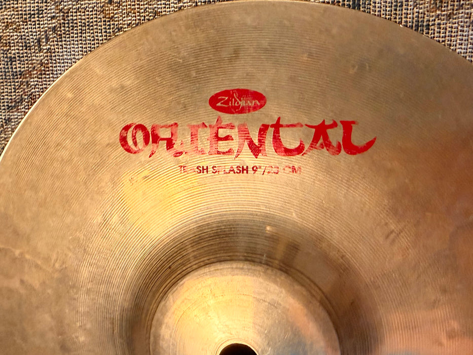 Zildjian Oriental 9” TRASH Splash PAPER THIN and Clean! ONLY 190 g Fantastic Quick Accent! NOT $160!