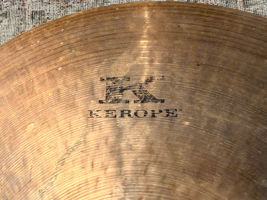 ORIGINAL Zildjian KEROPE 19” Crash Ride Multi! Ultra SMOOTH Clean Sounding One! Versatile! 1628 g