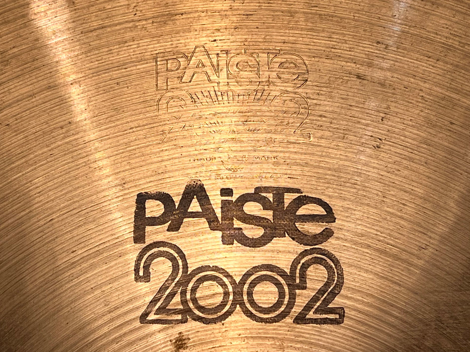 IMMACULATE 1978 REAL DEAL VINTAGE PAISTE 2002 SOUND EDGE Hihats 14” 978 1056 g