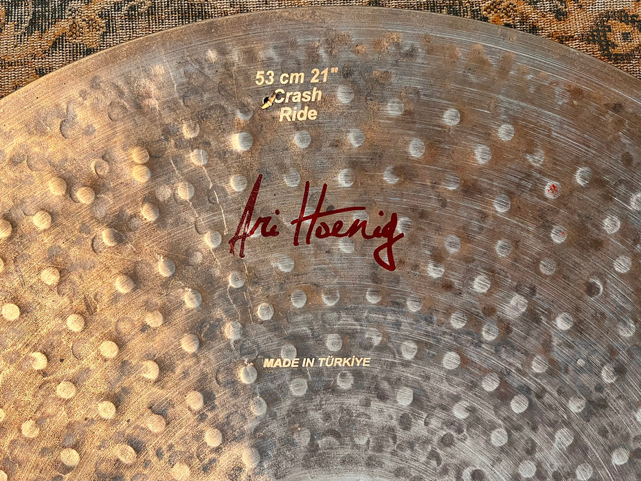 Bosphorus LYRIC Ari Hoeing Crash Ride 21” Sizzle DRY COMPLEX THIN Only 2196 g CLEAN! Beautifully DEEP HAMMERED