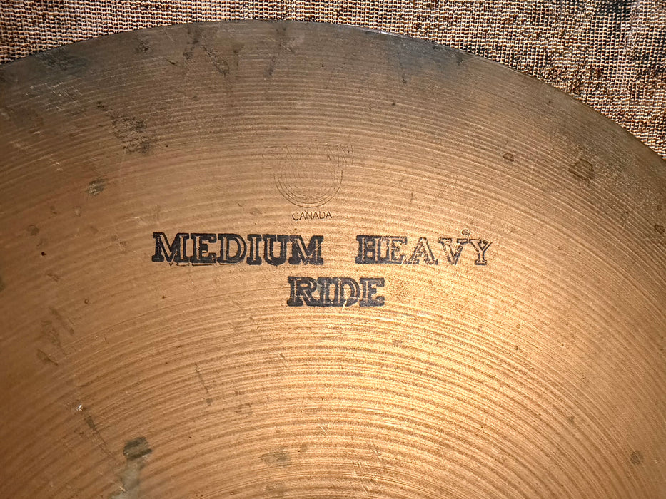 Vintage Sabian Hollow Logo MEDIUM HEAVY Ride 20” 2694 g DRY Stick Definition, Strong Bell Versatile