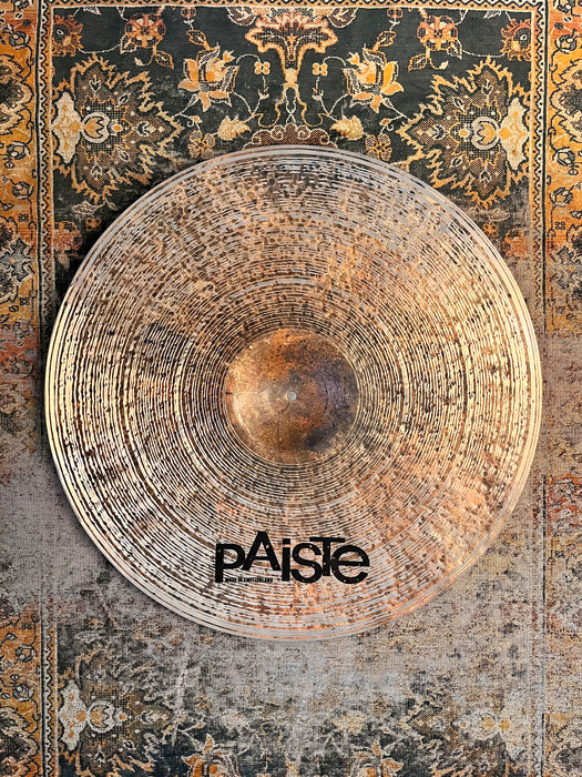 Unique Dry PROTOTYPE Paiste HIGH DEFINITION 22” Ride 3662 g IMMACULATE! Wide Lathe! Nothing Like THIS!