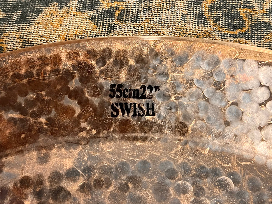 Rare RAW Unlathed TURK Istanbul Mehmet SWISH 22” China 1790 g MINT! Thin Dark COMPLEX!