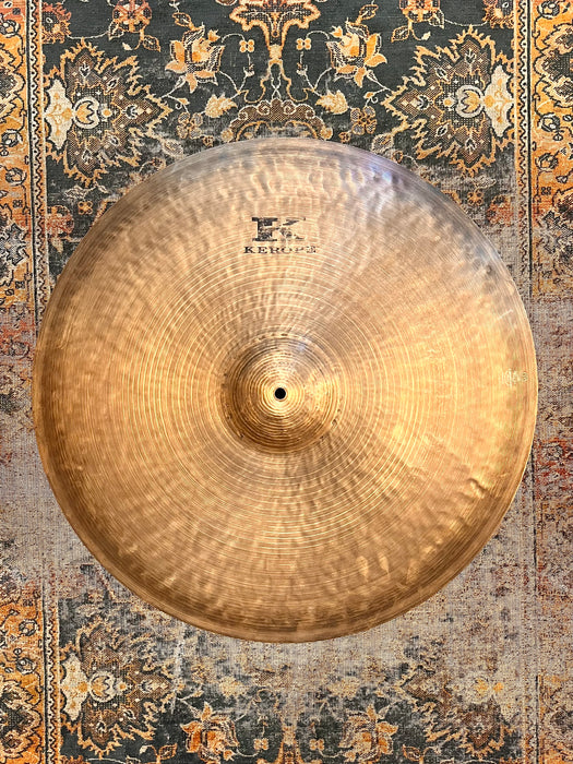 RARE Zildjian KEROPE 24” Ride Crash! THE ORIGINAL! 3116 g COLLECTIBLE! Only Made 1 Year!