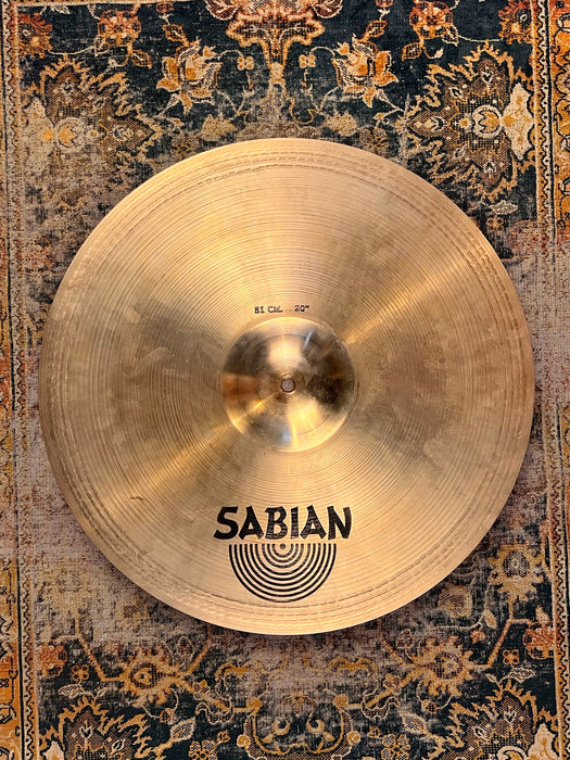 The First Sound Control? Vintage Sabian FLANGE RIDE Medium Heavy 20” 2159 g