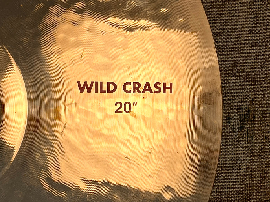 PAISTE 2002 20” WILD CRASH Reflector Finish w Thin Lathing BIG BELL Crash Ride 1872 g