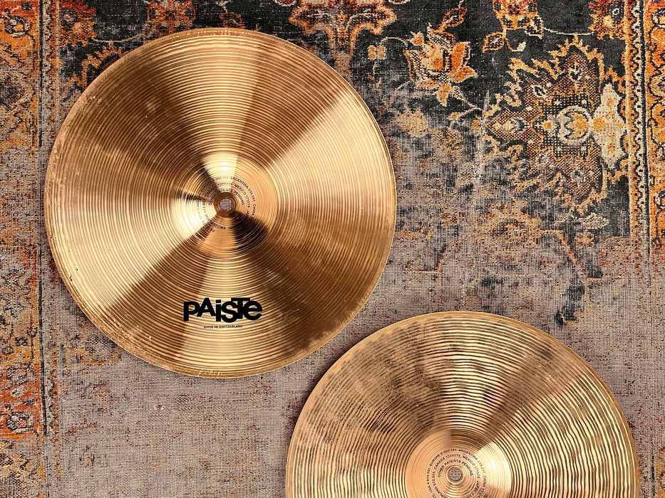 Rare Discontinued PAISTE SIGNATURE 13” HEAVY Hihats CLEAN 894 1020 g ULTRA CRISP TONE! Don’t Pay $662!