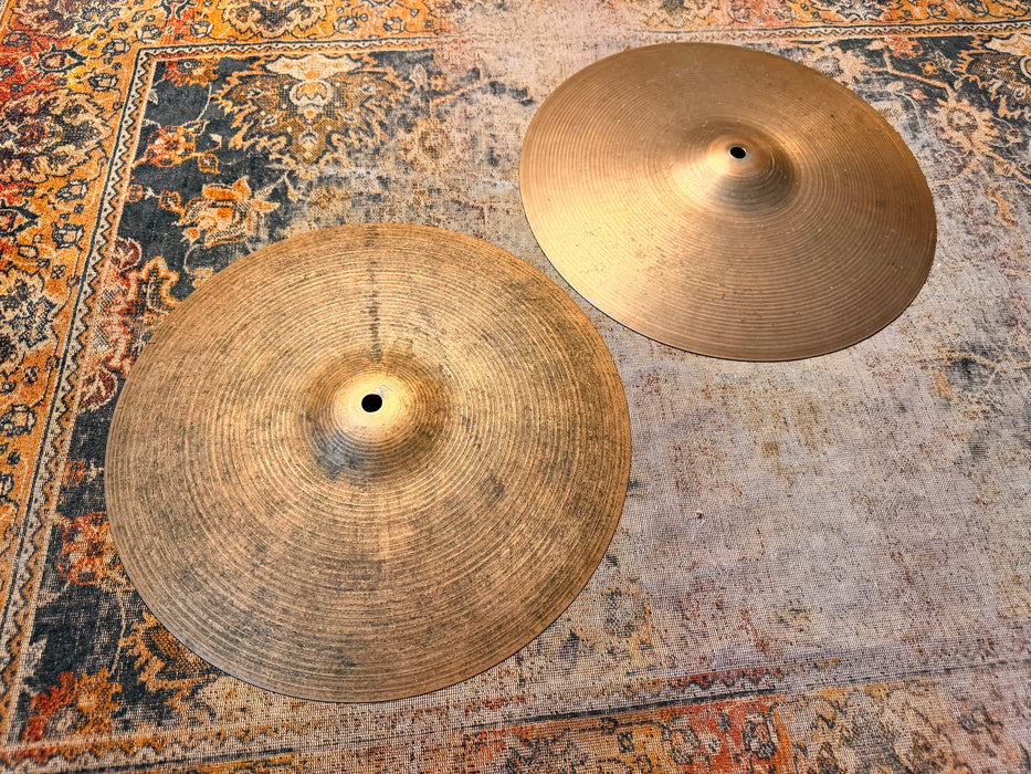 Vintage Zildjian New Beat 14” Hihats DRY 888 g Over 1282 g Light Dry Focused Amazing! Versatile