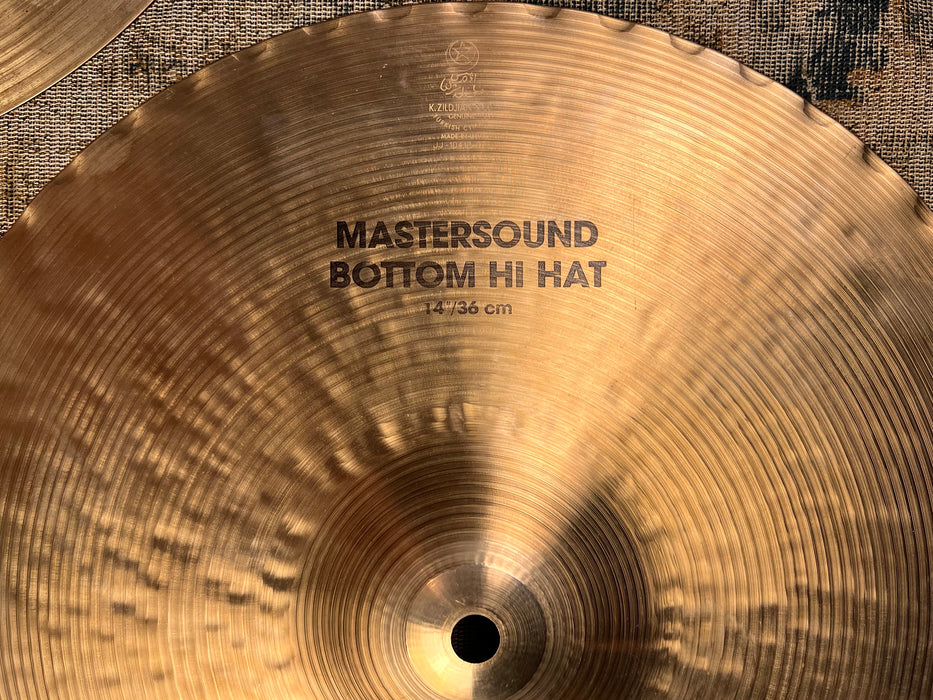 Zildjian K MASTERSOUND 14” Hihats 1152 1374 g Shimmering CLEAN Tone