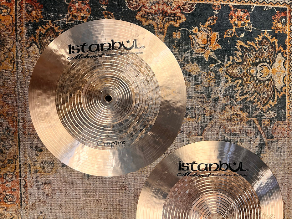 Rare Super Dark Istanbul Mehmet Empire Hihats 13” 858 1032 g Amazing Tone - Crisp & Dark