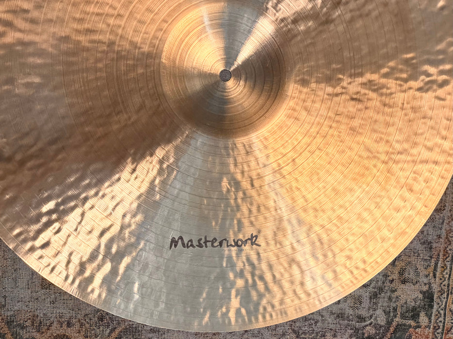 Gorgeous Light Smooth Masterwork JAZZ MASTER 22” Paper Thin Ride 1834 g Ultra Crashable
