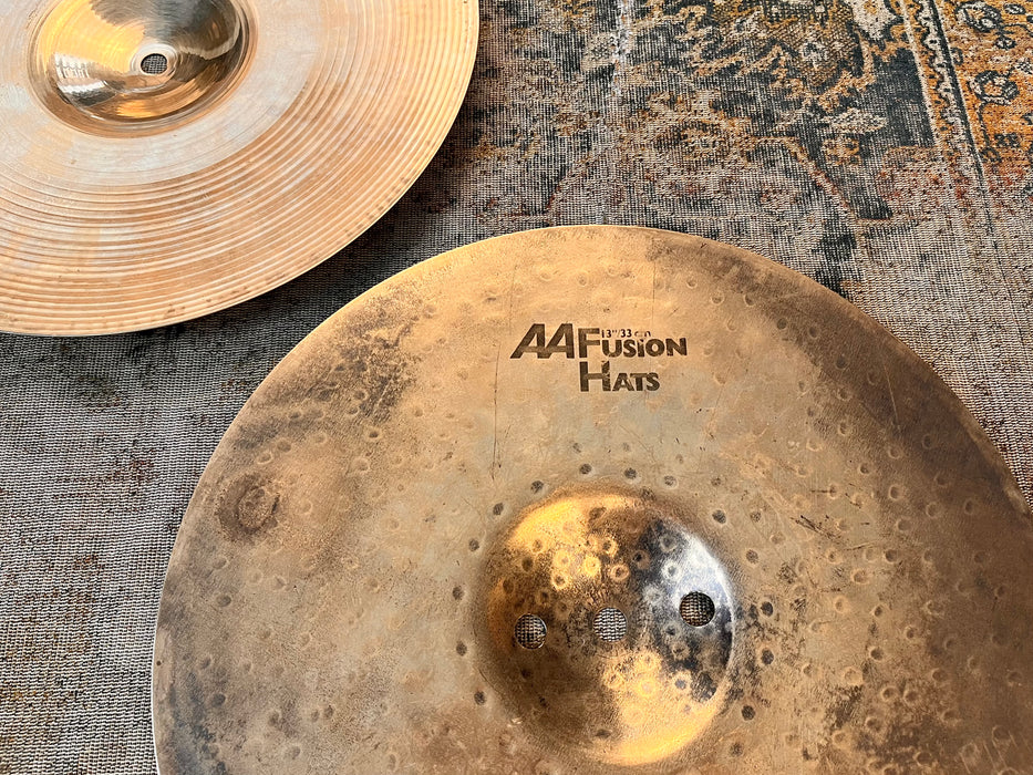 Sabian FUSION Hihats 13s” 948 1316 g CRISP K/Z style CLEAN TONE! Articulate! Brilliant FINISH AA