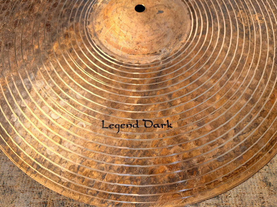 DARK FULL Istanbul Mehmet LEGEND DARK Crash 18” 1378 g PERFECT! Wide Lathing!