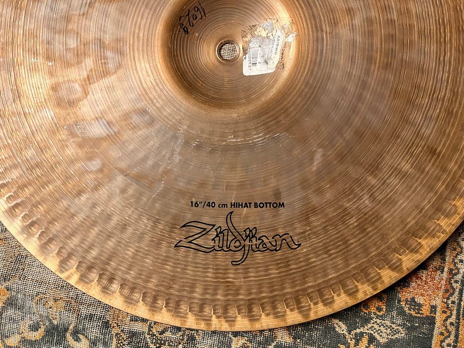 Zildjian AVEDIS Series 16” Hihats DISCONTINUED Ultra Smooth! 1238 1602 g MASSIVE Beauties