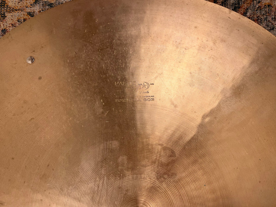 THE FAMOUS Vintage Paiste 602 THIN FLAT RIDE 18” 1526 g Sizzle ROY HAYNES ECM CRYSTALLINE TONE