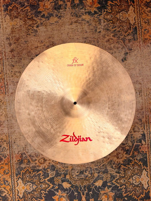 ZILDJIAN Oriental Crash of DOOM 20” FX Crash Ride Effects 1928 g SUPER COMPLEX Dark! Immaculate!