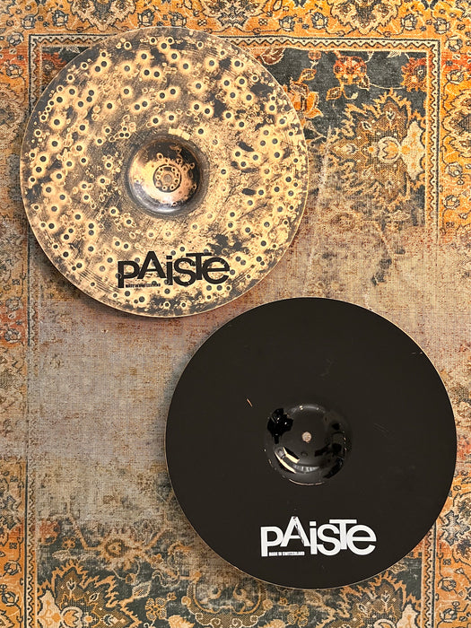 UNIQUE PAISTE PROTOTYPE 16” DARK ENERGY COLORSOUND Combo Hihats DARK Complex 1052 1112 g