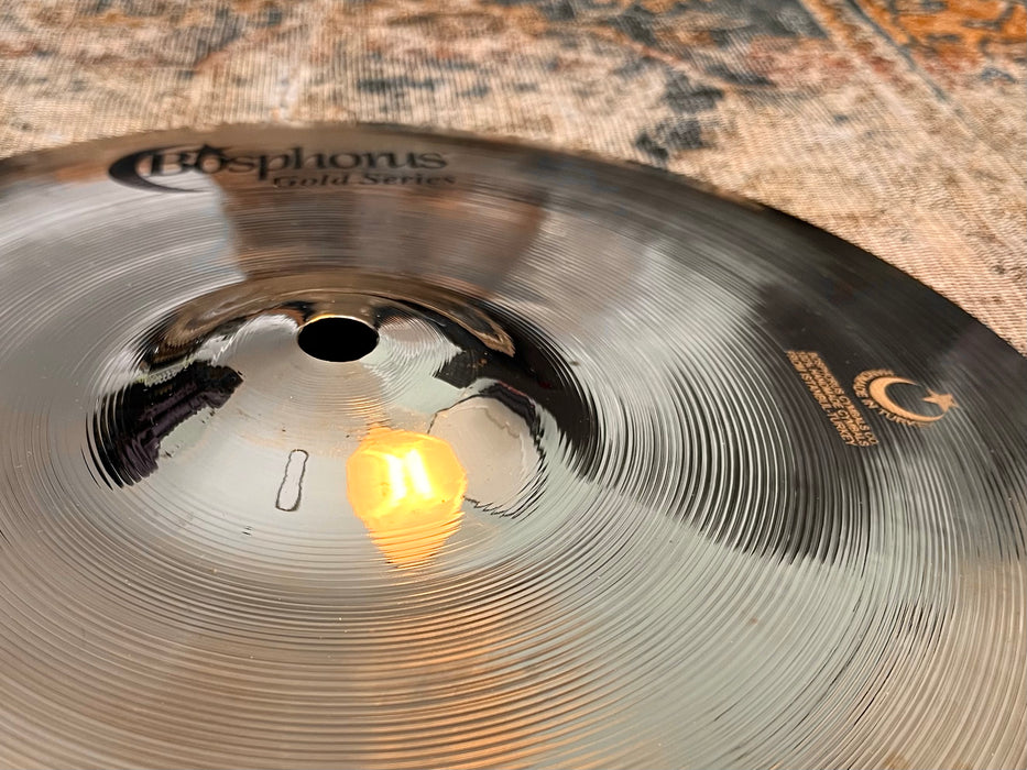 One of the THINNEST Bosphorus BRILLIANT 11” SPLASH Cymbal Only 264 g SUPER Bendable LIGHT Gold