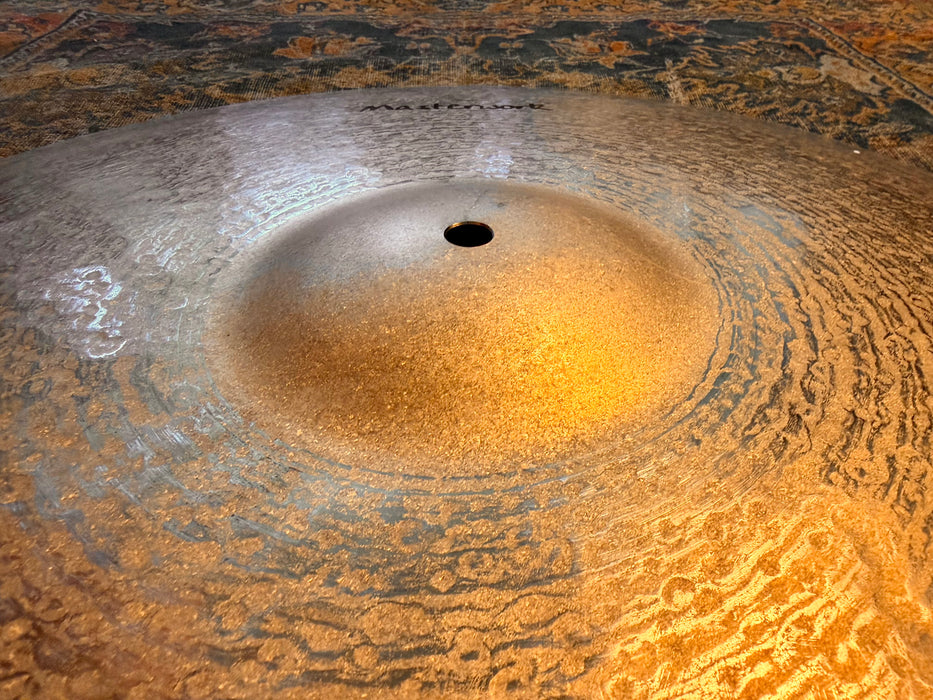 PRE AGED Paperthin Masterwork Prototype 22” Crash Ride DARK Smoky Bendable ONLY 1839 g
