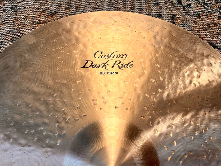 Zildjian K CUSTOM DARK Ride 20” 2118 g CRASHABLE Versatile! Don’t Pay $500 for a guess!