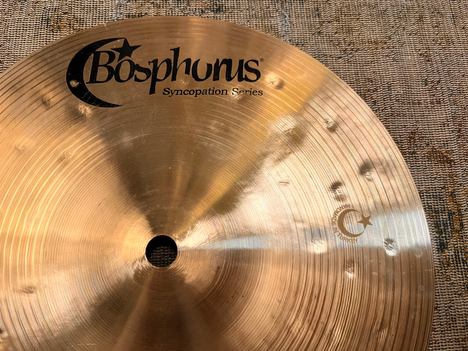 One of the THINNEST Bosphorus SYNCOPATION 10” SPLASH Cymbal Only 206 g SUPER Bendable LIGHT