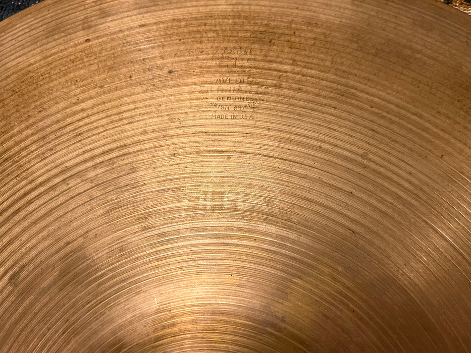 Glorious THIN 1960s Vintage Zildjian 15” Hihats 996 1192 g LIGHT DRY RINGO