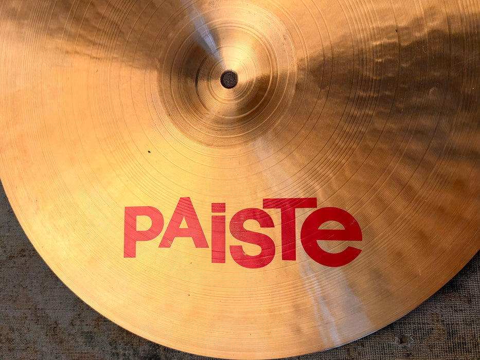 RARE PAISTE 2002 HEAVY CRASH 18” SUPER CLEAN FROM 1985! 1608 g ICONIC!