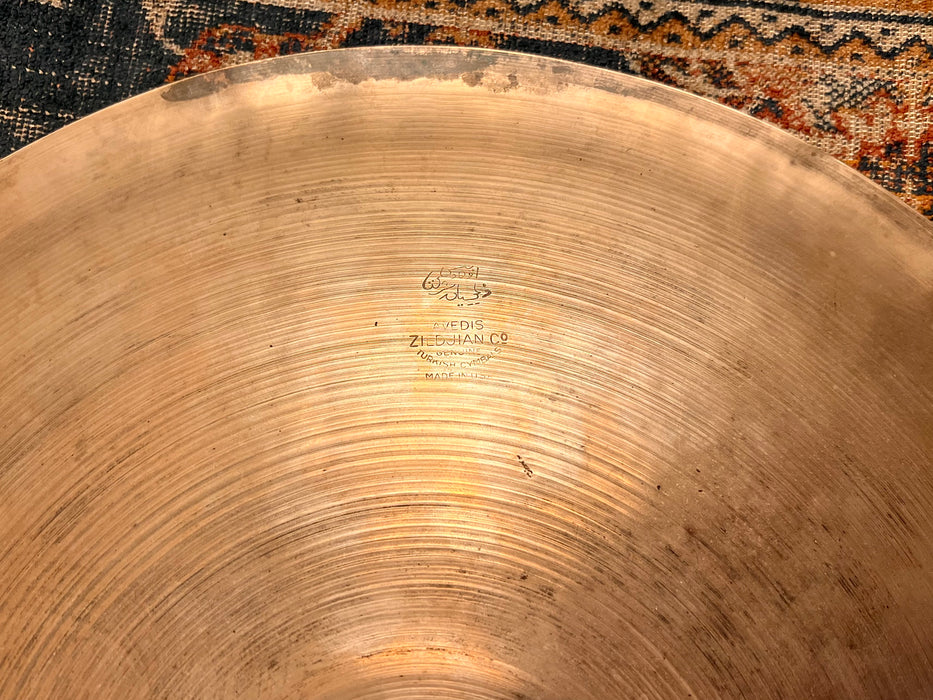 Ultra RARE THIN 1940s Vintage Zildjian FLANGE 15” Hihats 774 778 g LIGHT WHISPY! TRANS STAMPS