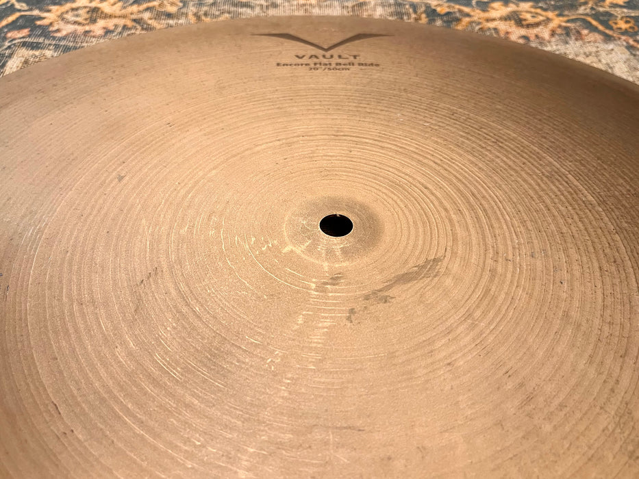 Rare Sabian HH Jack DeJohnette VAULT ENCORE FLAT RIDE 20” 2055 g DRY but BENDABLE