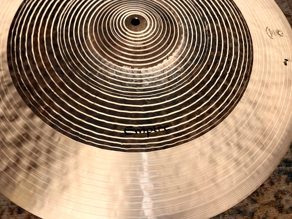 Rare ISTANBUL Mehmet Empire JAZZ Ride 22” 2346 g Sizzle PERFECT! DARK & SMOKEY