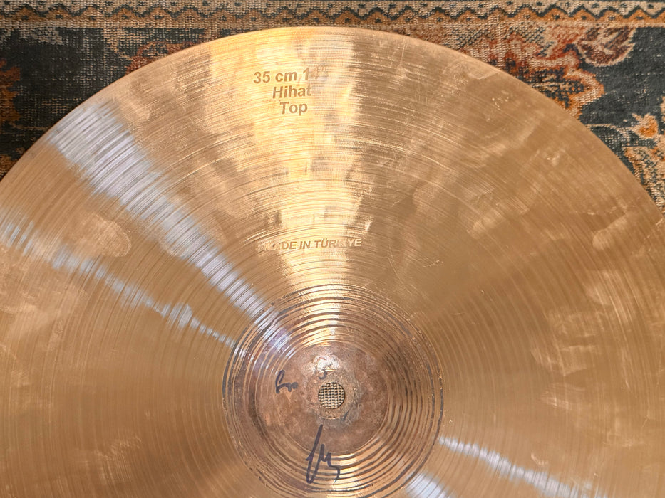 Bosphorus JAZZ MASTER Hihats 14” 800 1200 g LIGHT w/AIRY COMPLEXITY! Hard To Find! PERFECT