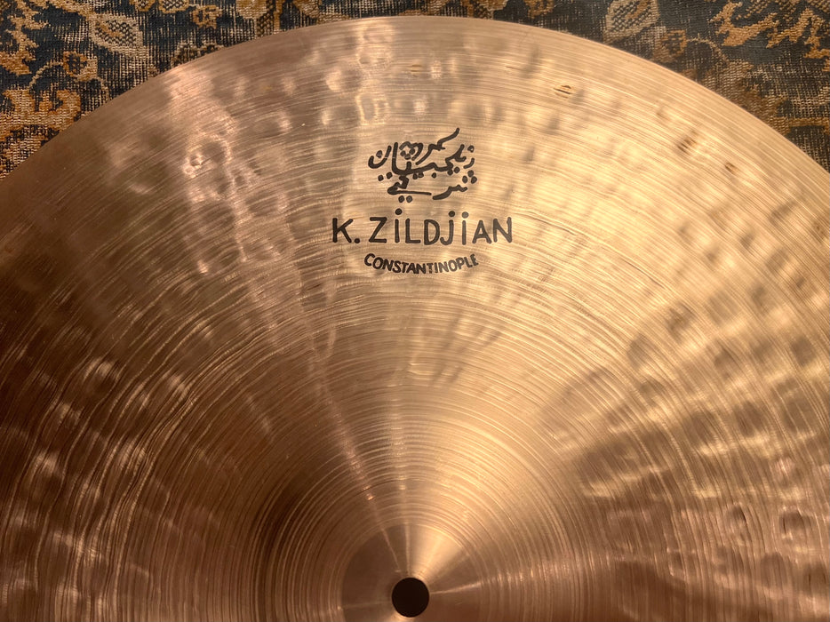 Rare LIMITED Zildjian K CONSTANTINOPLE LIGHT RIDE 20” 1818 g THIN IMMACULATE