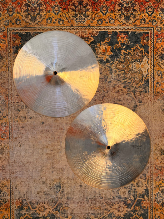 TIMOTHY ROBERTS Labyrinth Hihats LIGHT COMPLEX 14” PERFECT SHAPE! Hand Made! 941 1124 g