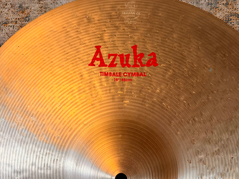 Zildjian AZUKA TIMBALE CYMBAL Ride Crash Multi EFX Discontinued! Dark Dry Great Bell! 1758 g