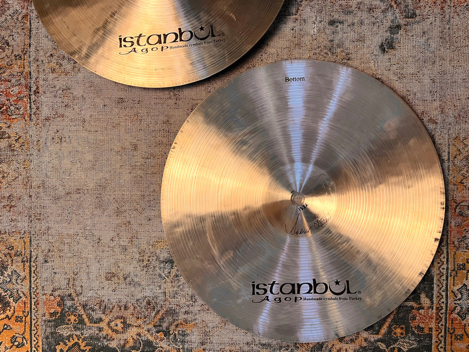 ISTANBUL AGOP 15” TRADITIONAL Hihats ULTRA WARM & SMOOTH Stunning! Perfect! 1162 1332 g