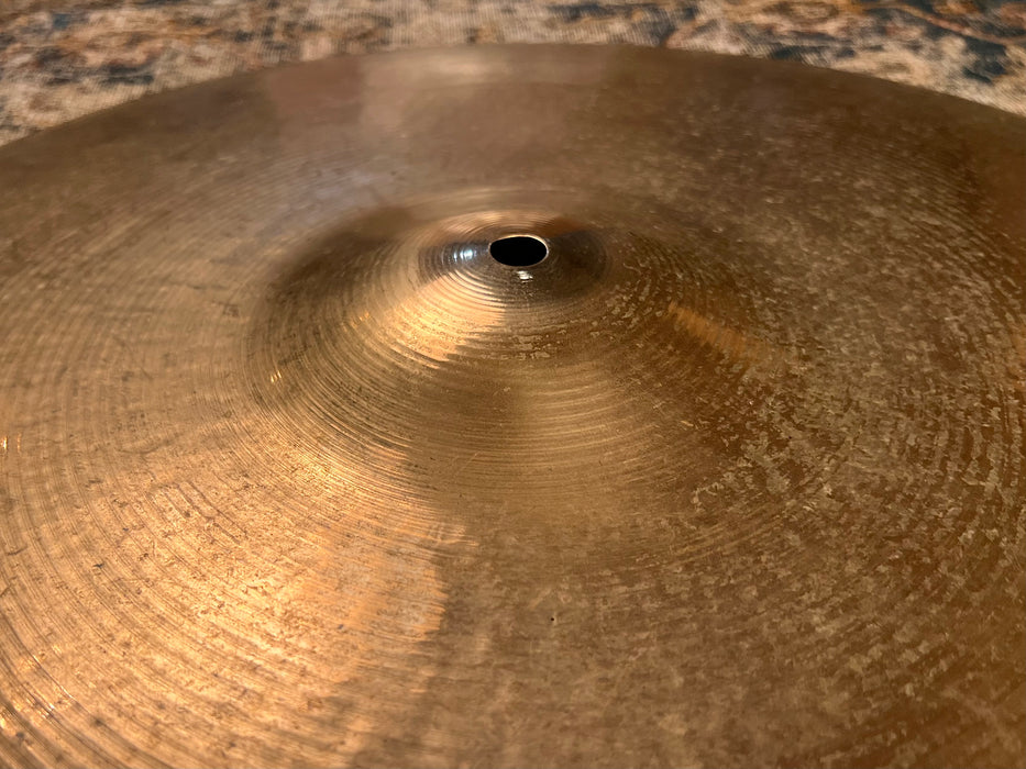 DARK Semi-Dry 1960s Vintage Zildjian 20" Ride Crash 2491 g SMOOTH Med Low