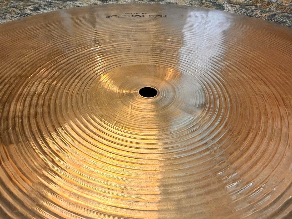 Vintage 80s Zildjian K FLAT Ride 20” Rare BRILLIANT! Glassy Focused! ULTRA TIGHT Definition 2532 g CLEAN