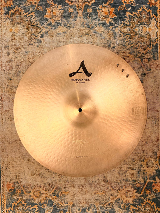 Zildjian Armand BEAUTIFUL BABY 19” Sizzle Ride Crashes! SEMI-DRY Definition! 1822 g Why Pay $509