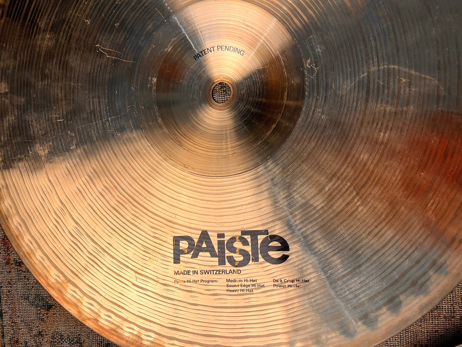 1st YEAR PAISTE SIGNATURE 14” Power Hihats 1152 1386 g THE ORIGINALS! Ultra Crisp! WHY Pay $720?