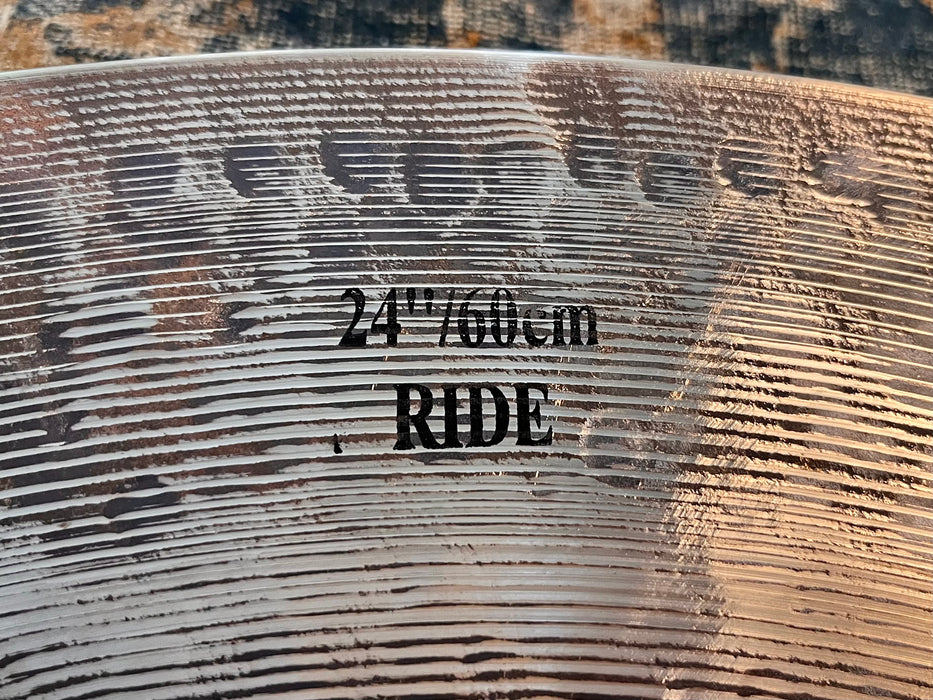 Rare ULTRA DARK MASSIVE ISTANBUL Mehmet 24” Ride Dark Crash 2884 g MC Jazz PERFECT!