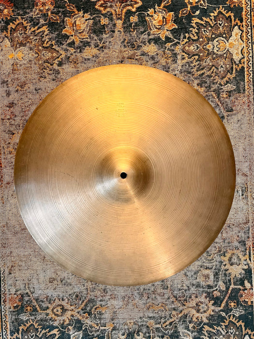 RINGO FULL Versatile 1960s Vintage ZILDJIAN 20” Light CRASH RIDE Only 2122 g CLEAN