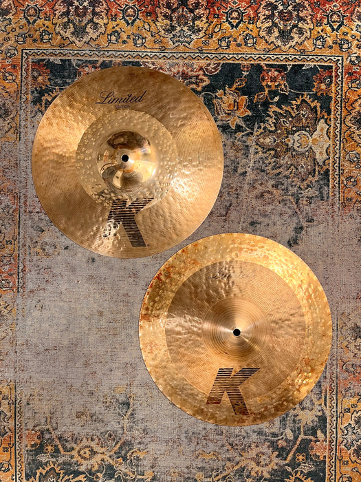 LIMITED EDITION Zildjian K Custom REVERSIBLE HYBRID Hihats 14” 1118 1090 g Akira Jimbo