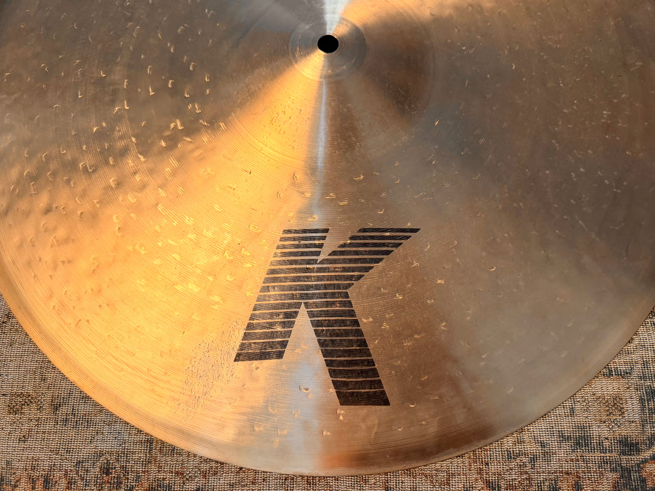 Zildjian K CUSTOM DARK Ride 20” 2114 g CRASHABLE THINNER ONE! Versatile! Don’t Pay $530 for a guess!