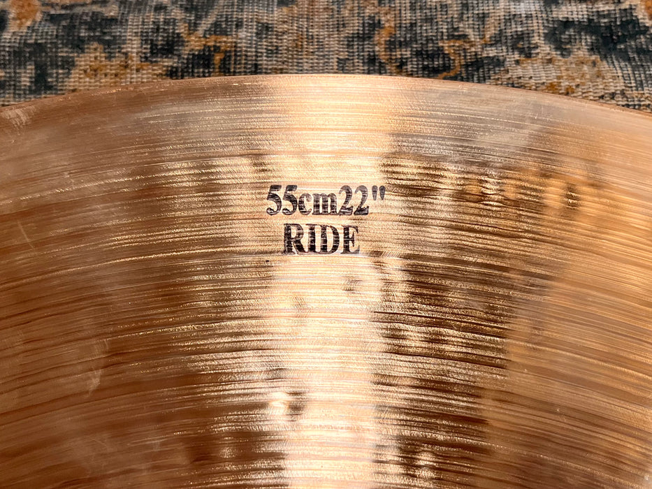 GLOWING Warm ISTANBUL Mehmet Nostalgia 50s 22” Ride 2282 g ULTRA DARK Amazing! PERFECT