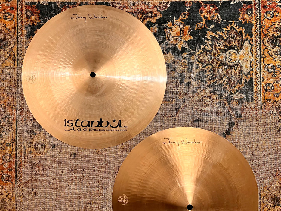 Istanbul AGOP JOEY WARONKER Hihats 14” 778 1112 g CLEAN! Responsive & Complex! Why Pay $607??