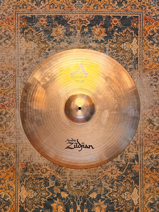 Zildjian A CUSTOM 22” PING RIDE Fantastic Shape! Brilliant Finish! 3564 g Don’t Pay $475!
