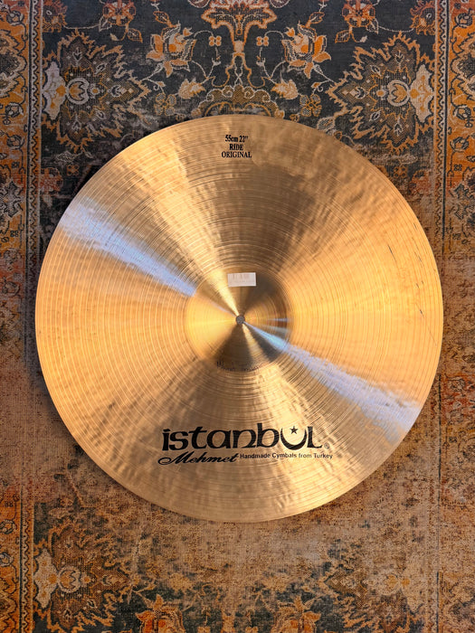 ULTRA Warm Versatile ISTANBUL Mehmet TRADITIONAL 22” Ride Crash 2408 g Gorgeous!