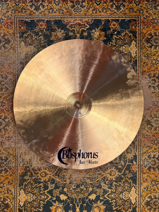 Rare VERY LIGHT COMPLEX Bosphorus JAZZ MASTER 23” Ride Crash 2330 g MINT