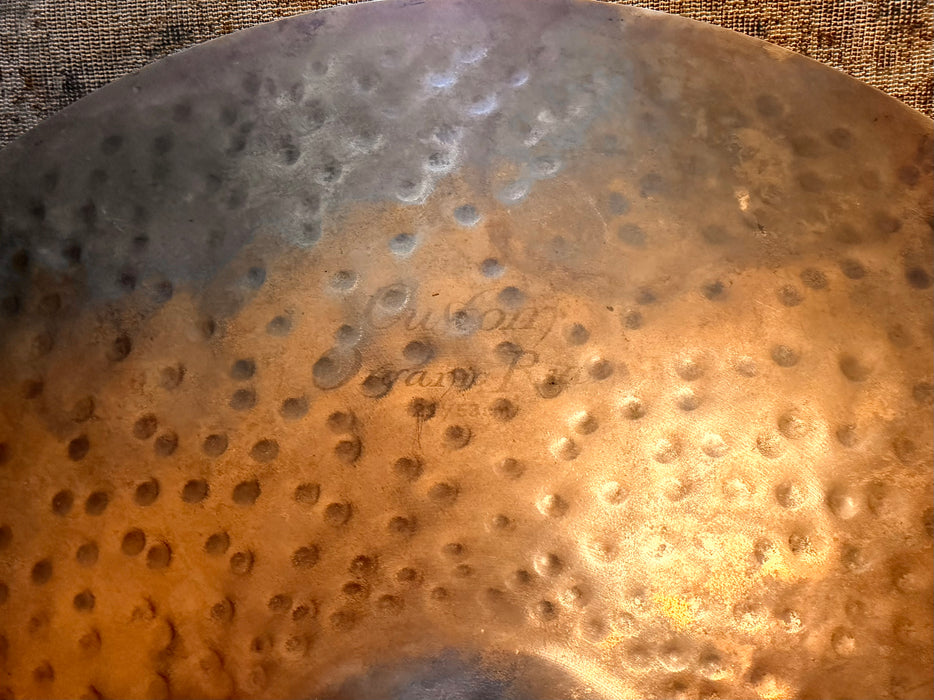 Zildjian K CUSTOM ORGANIC Ride 21” THINNER ONE! 2414 g RAW TOP & BRILLIANT UNDERSIDE! Why Pay $580?